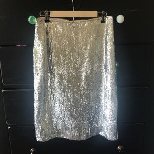 JCrew Sequined skirt